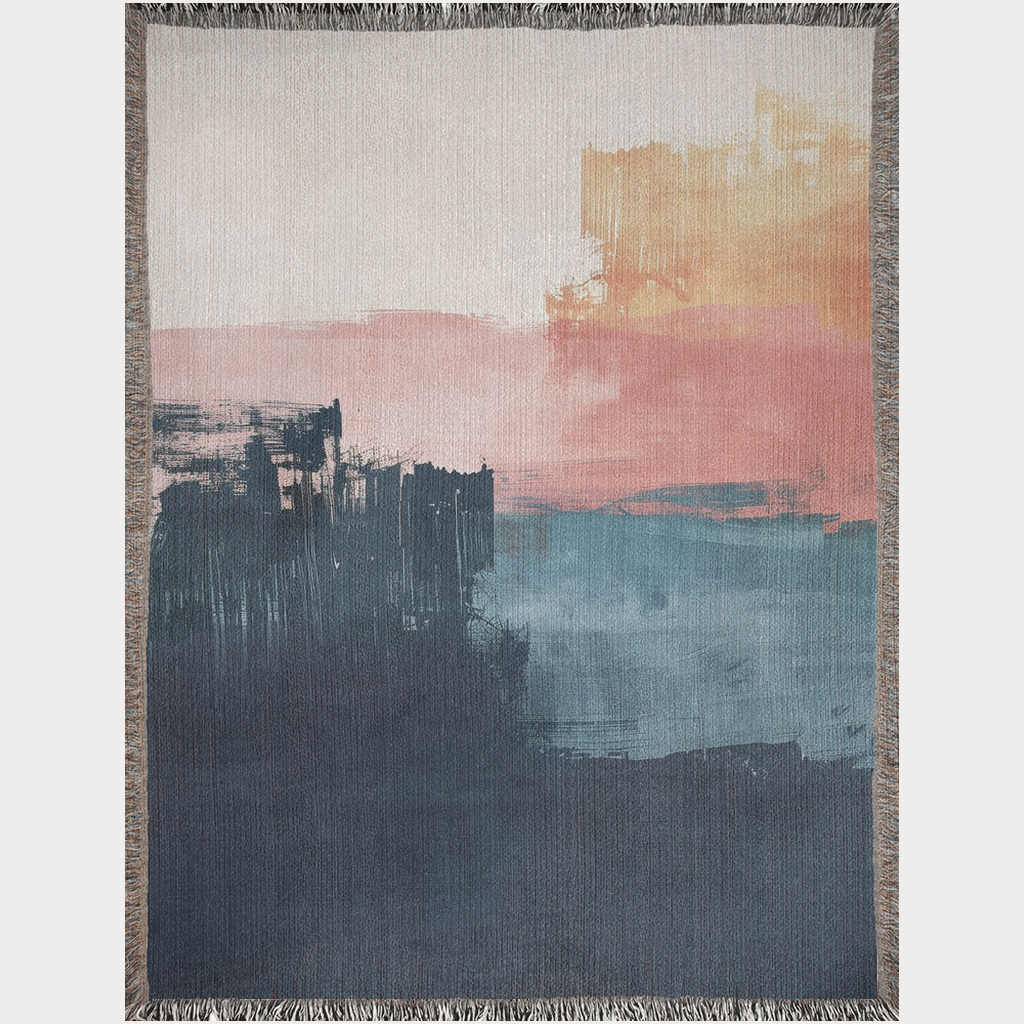 Abstract Painting #2 Woven Blanket