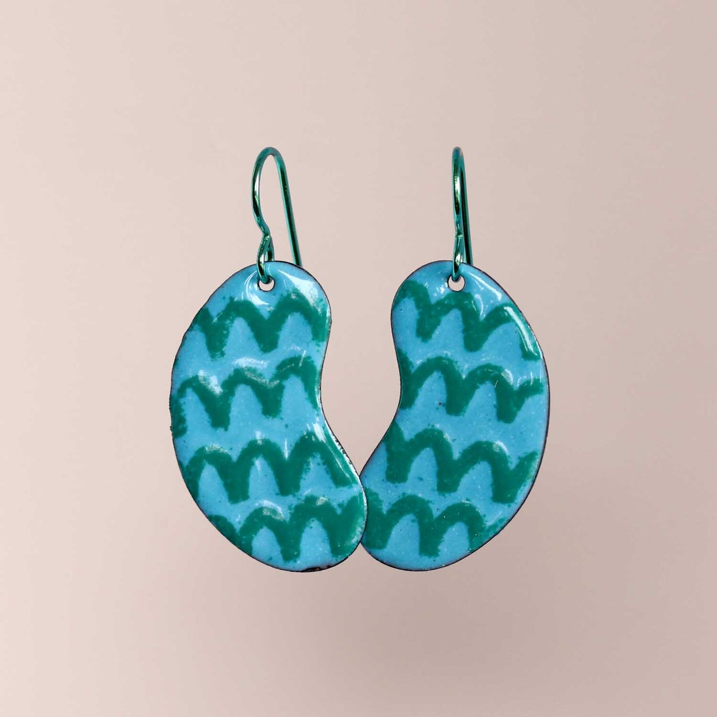 Santa Carla Dreams Enameled Dangle Earrings