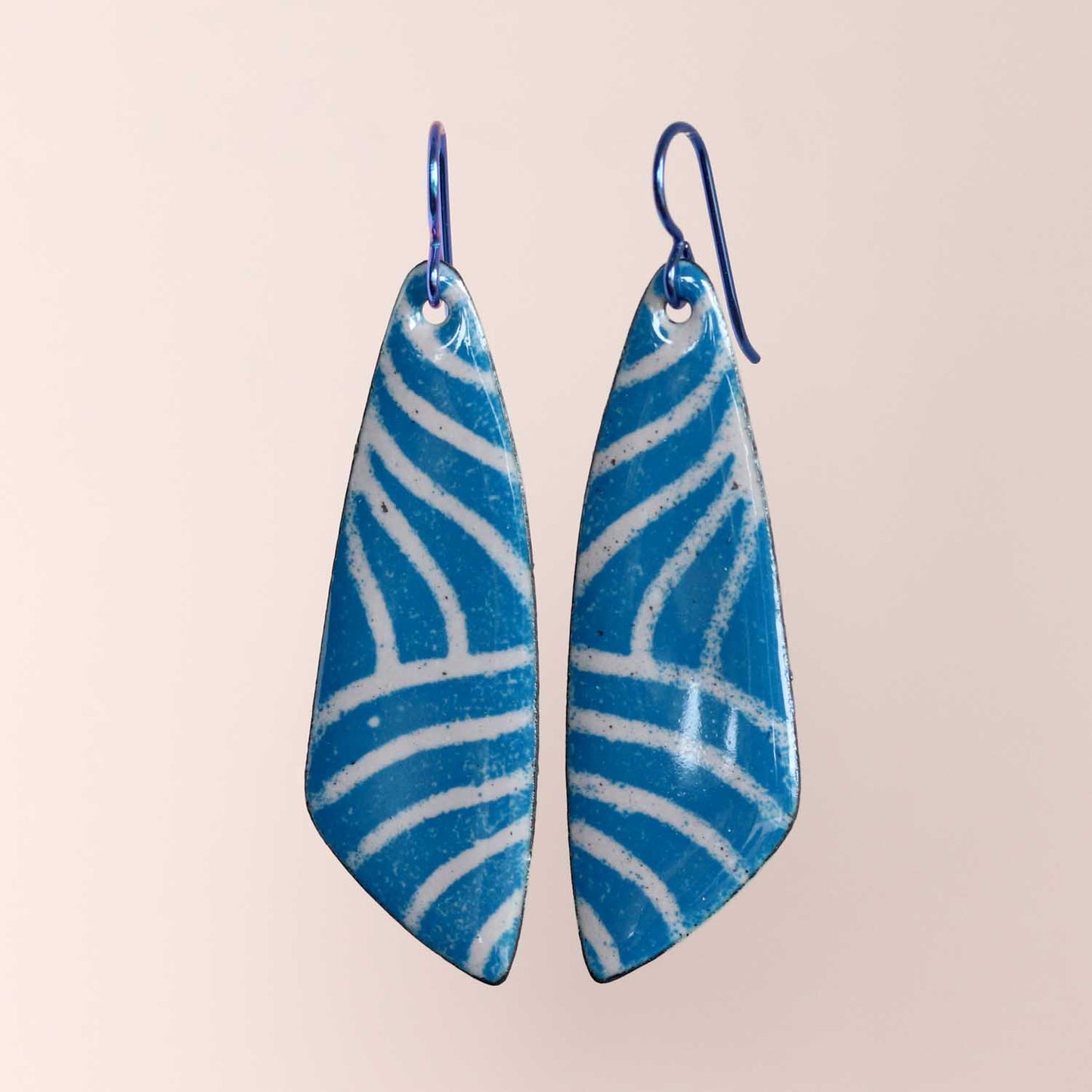 Santa Carla Dreams Enameled Dangle Earrings