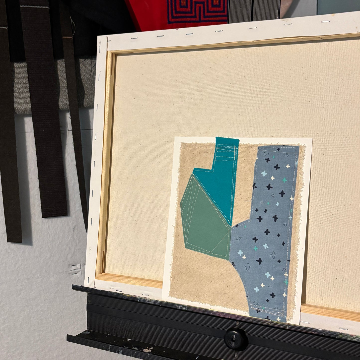 Fabric Collage Sketch #1