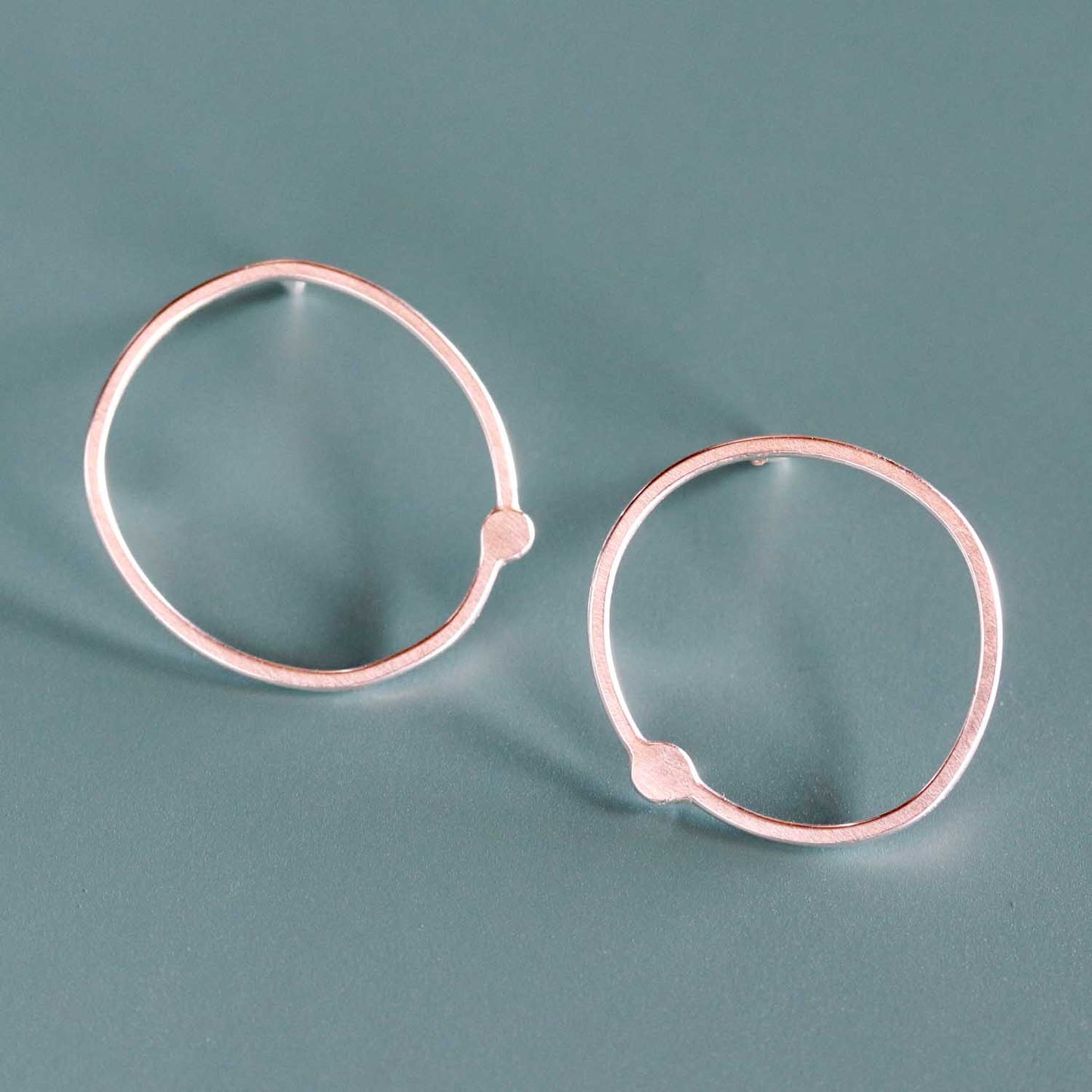 Linework Silver Earrings