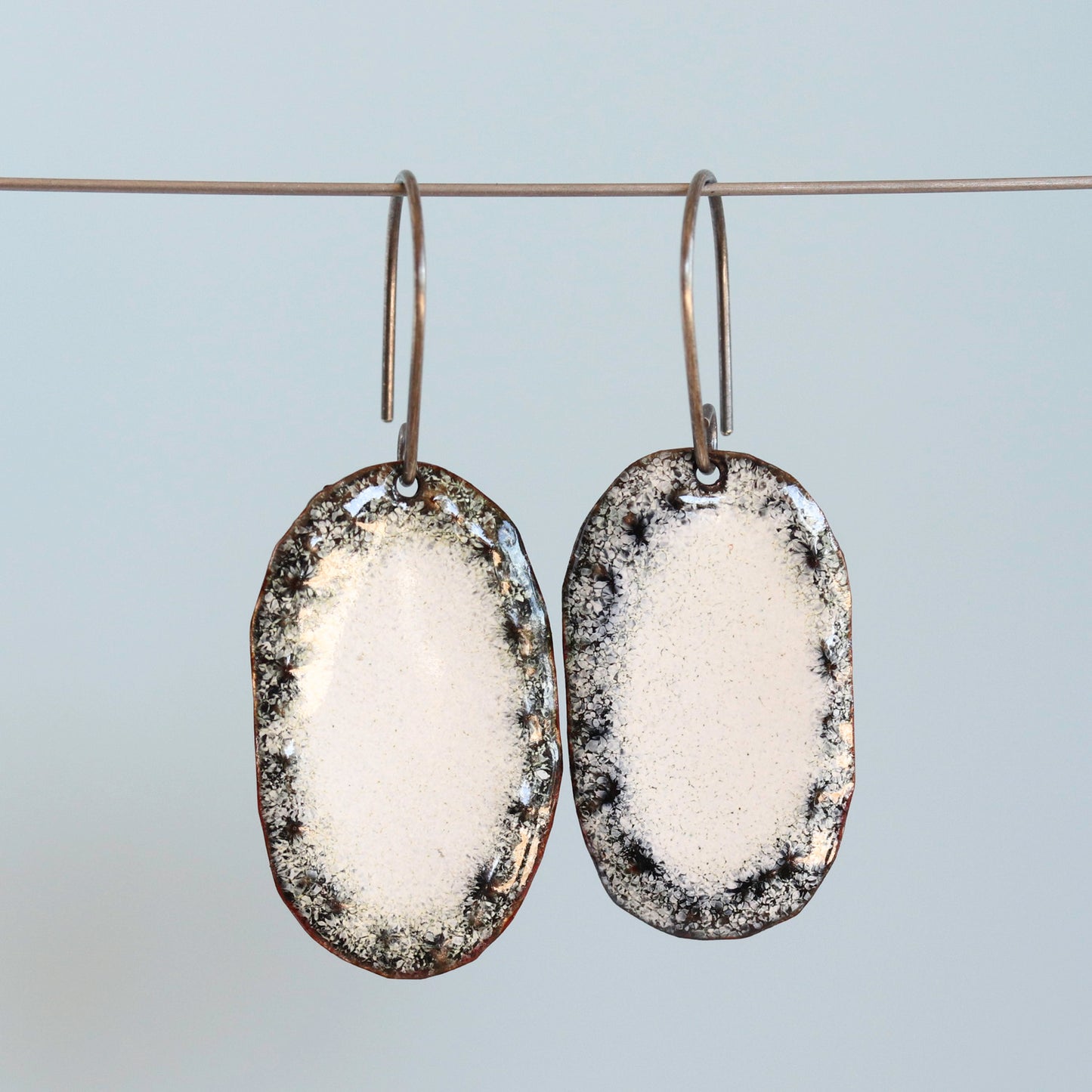 Beachcomber Enameled Earrings