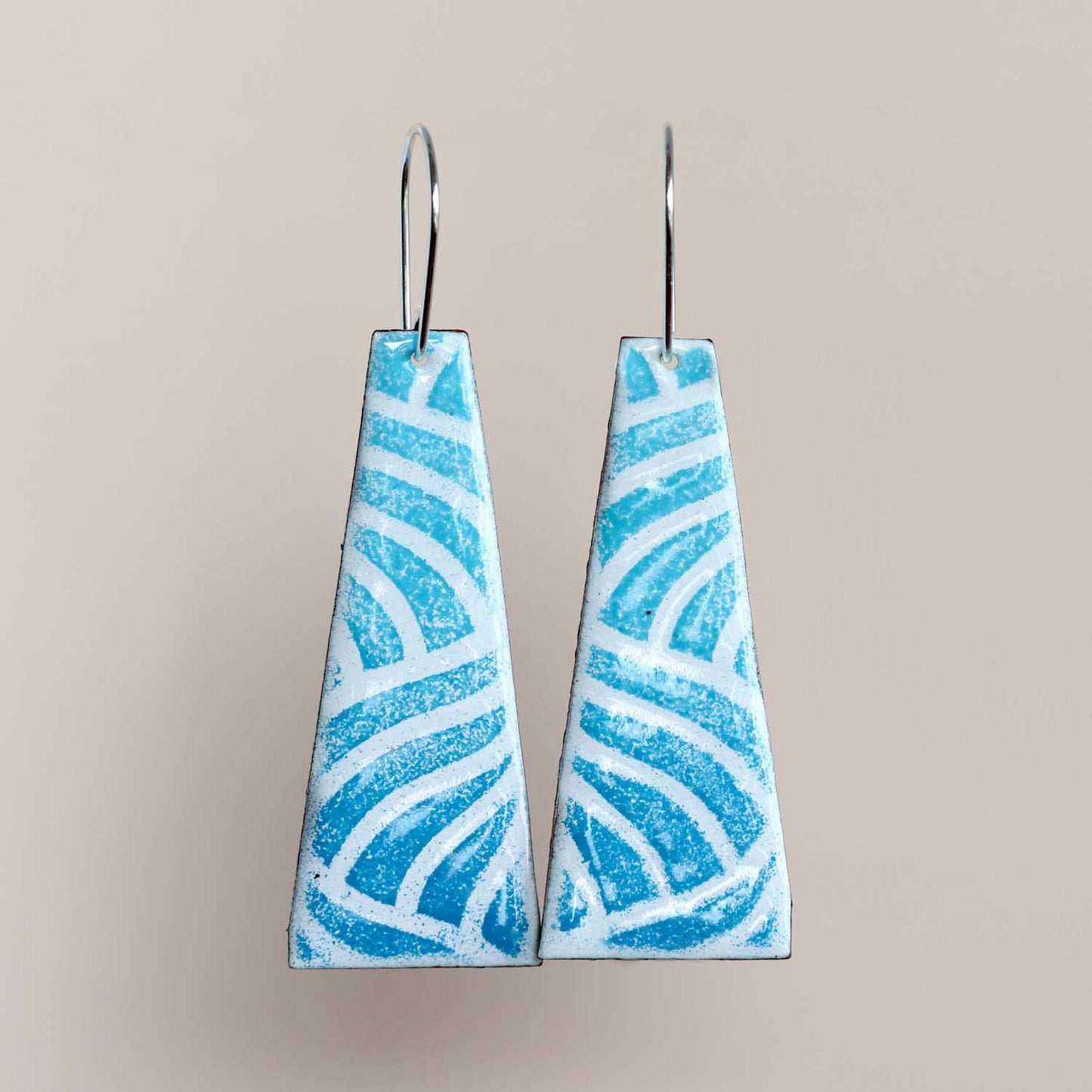 Santa Carla Dreams Enameled Dangle Earrings