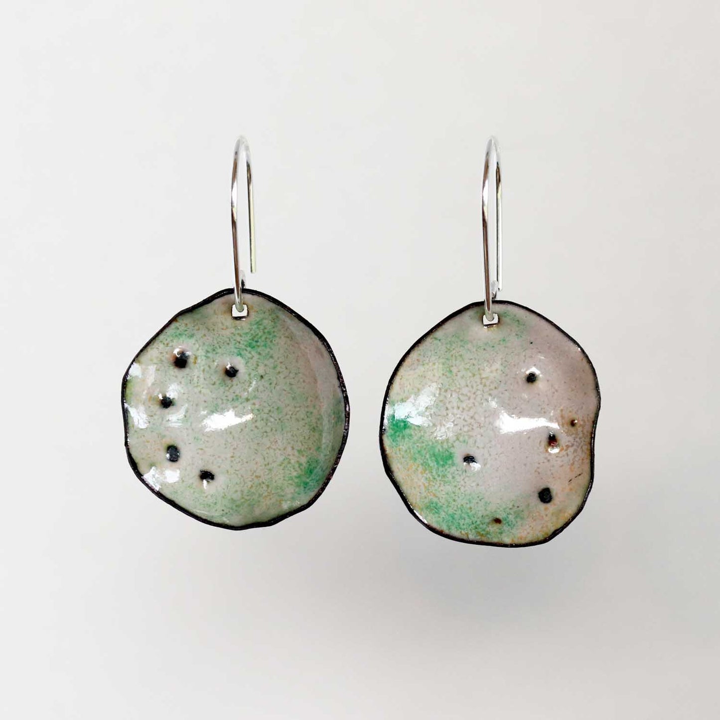 Beachcomber Enameled Earrings