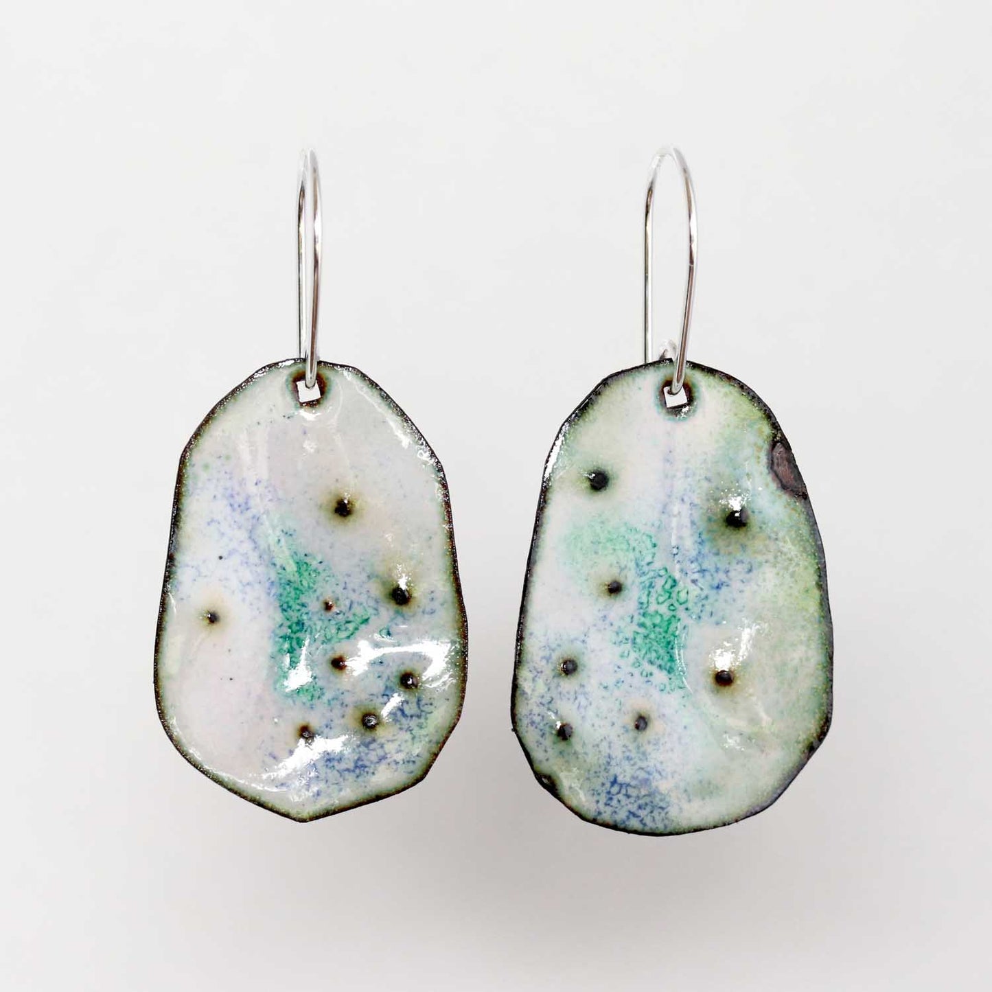 Beachcomber Enameled Earrings