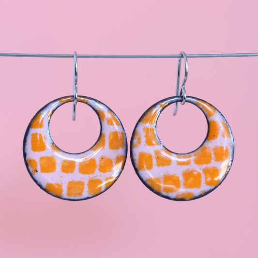Santa Carla Dreams Enameled Dangle Earrings