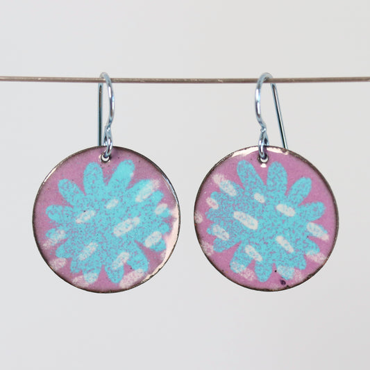 Santa Carla Dreams Enameled Dangle Earrings