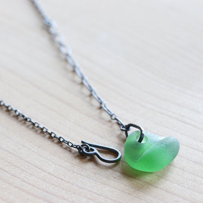 Sterling Silver & Sea Glass Pendant