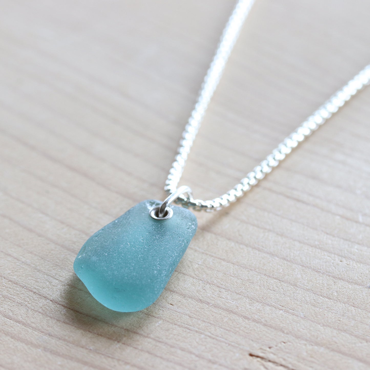 Sterling Silver & Sea Glass Pendant