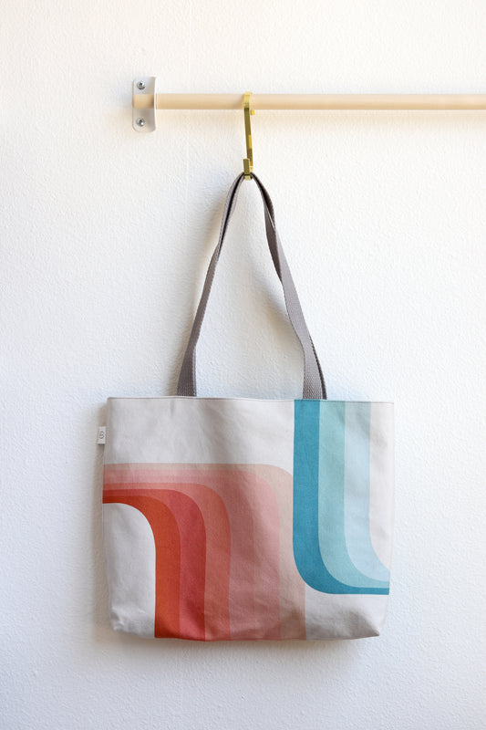 Overlap Curves Tote Bag