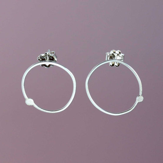 Linework Silver Earrings