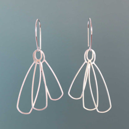 Linework Silver Earrings