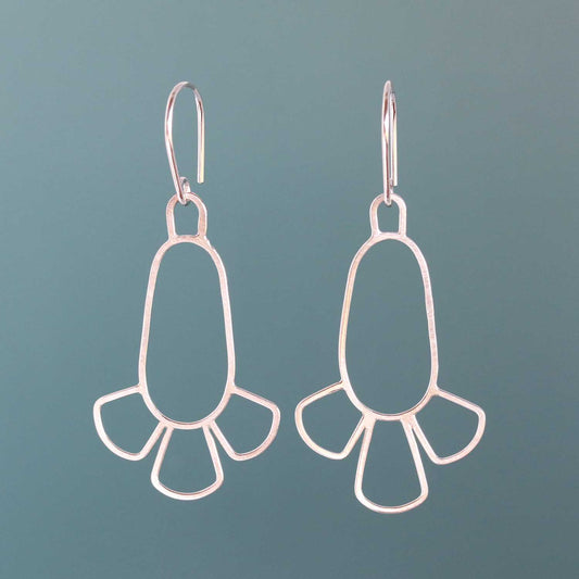 Linework Silver Earrings