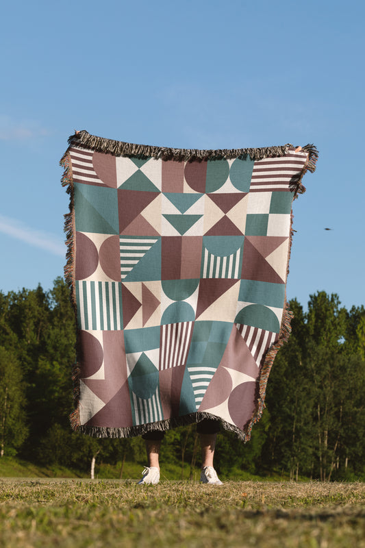 Modern Sampler Bauhaus Blanket