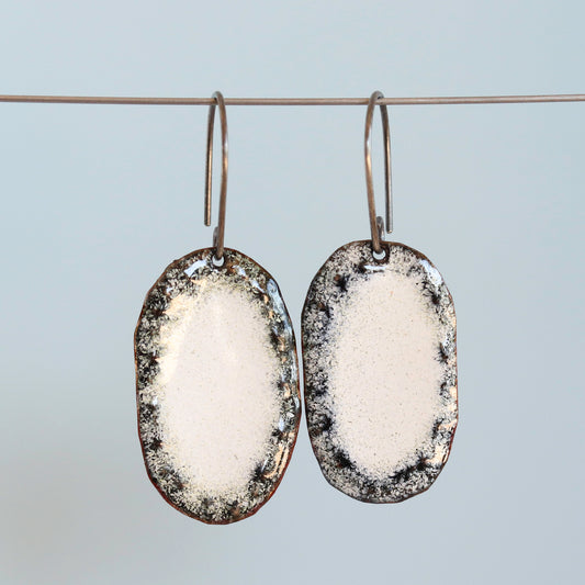Beachcomber Enameled Earrings