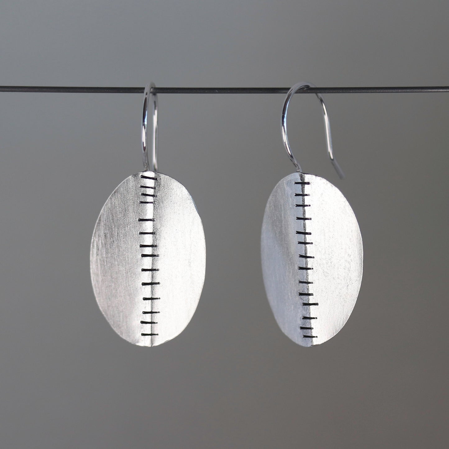 Sterling Silver Sheild Earrings