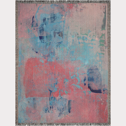 Abstract Painting #3 Woven Blanket