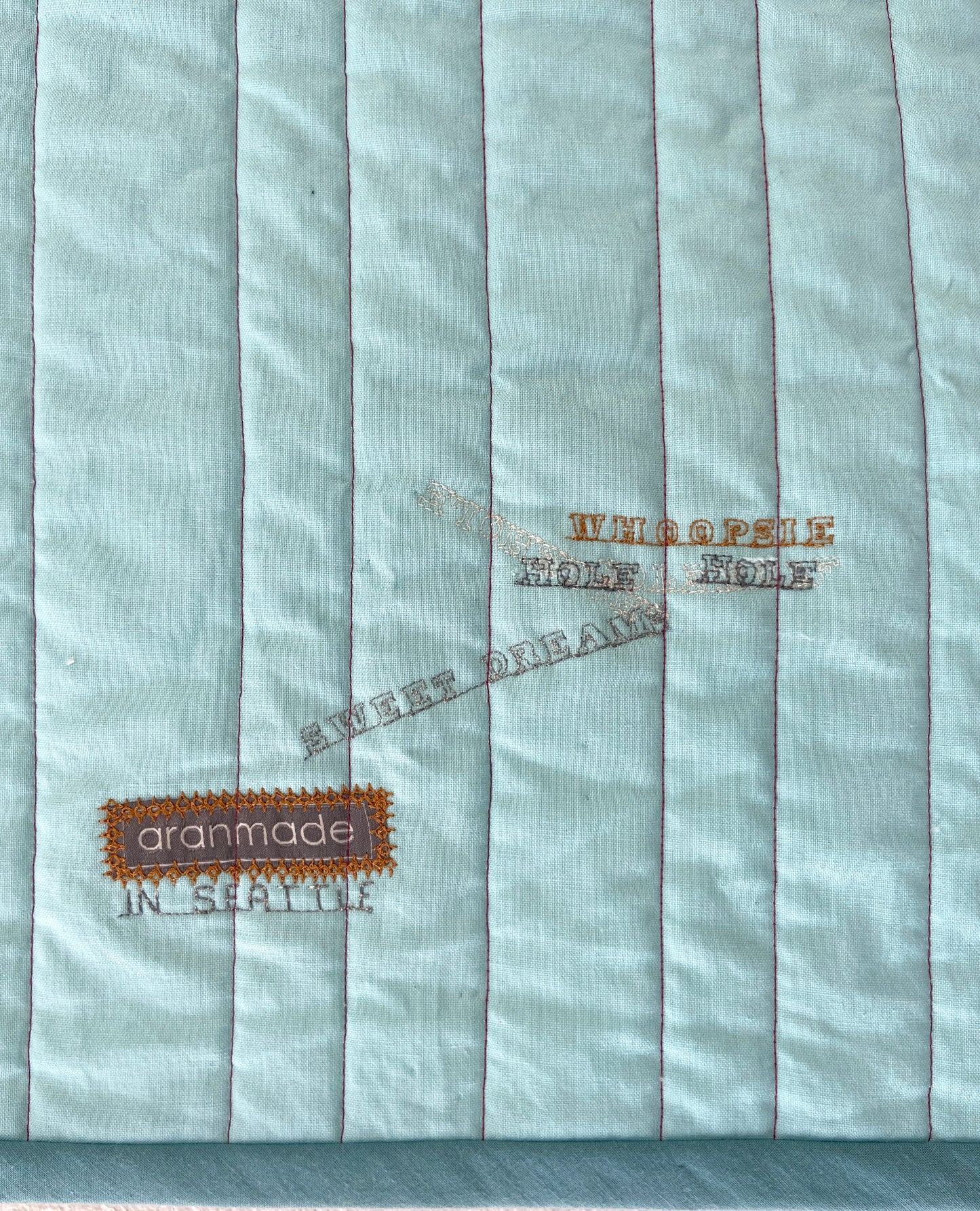 Bar/Ribbon Baby Quilt