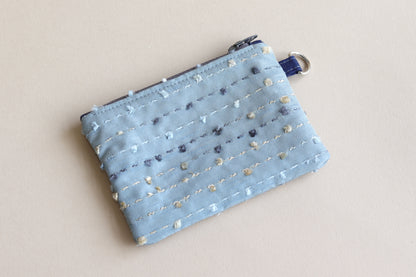 Upcycled Fabric Zipper Wallet