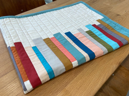 Bar/Ribbon Baby Quilt